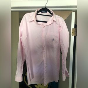 Polo Ralph Lauren casual button down pink shirt